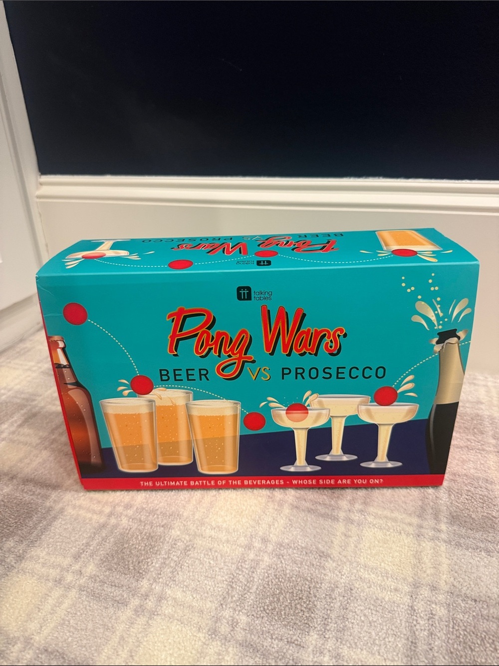 Pong Wars Beer vs Prosecco Game - Brand New